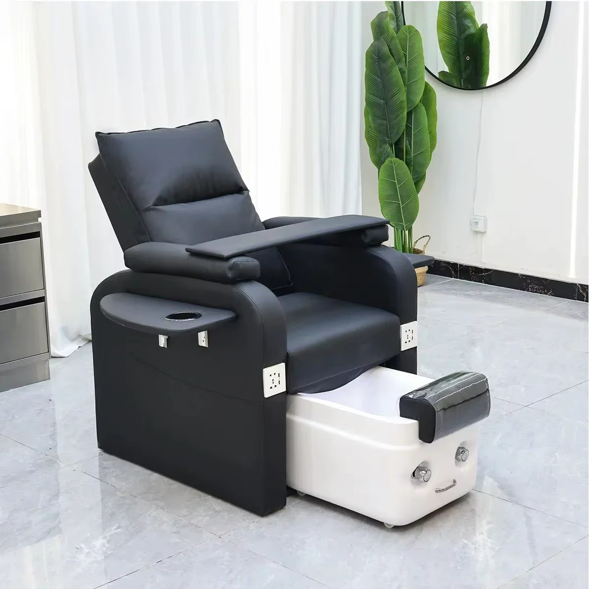 Chaise de Spa de pied populaire manucure Spa chaise de pédicure moderne et luxueuse multifonction Salon de beauté des ongles pédicure chaise de pédicure