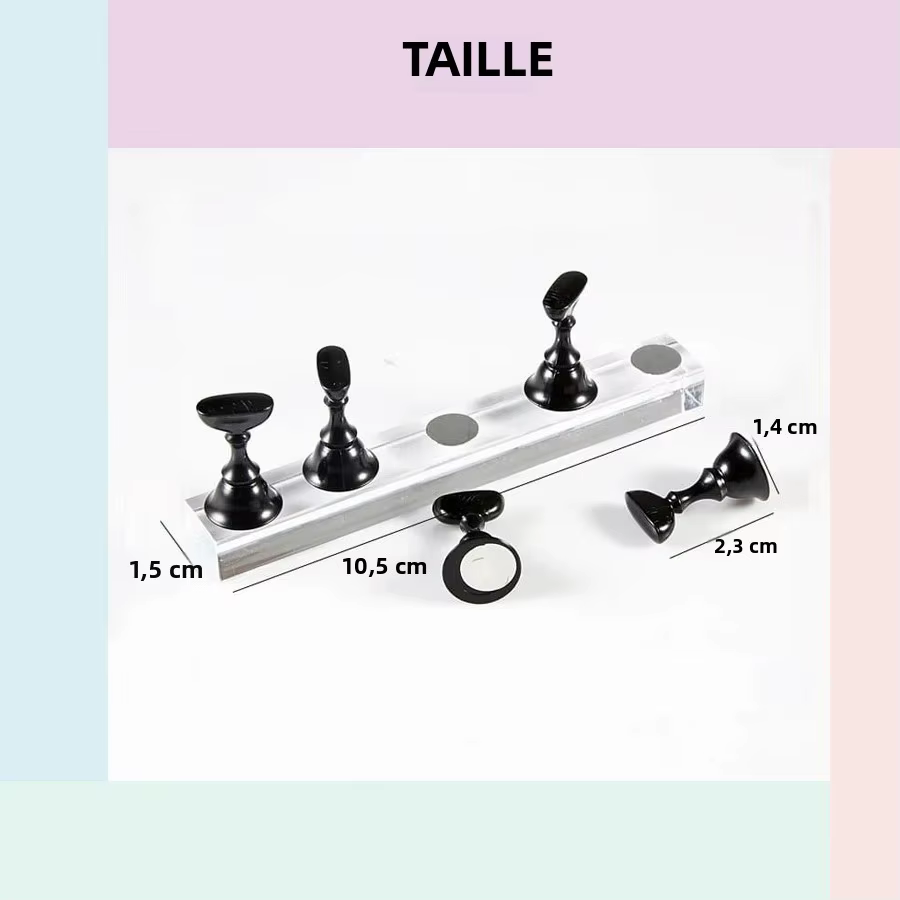 Présentoir de pratique pour Nail Art