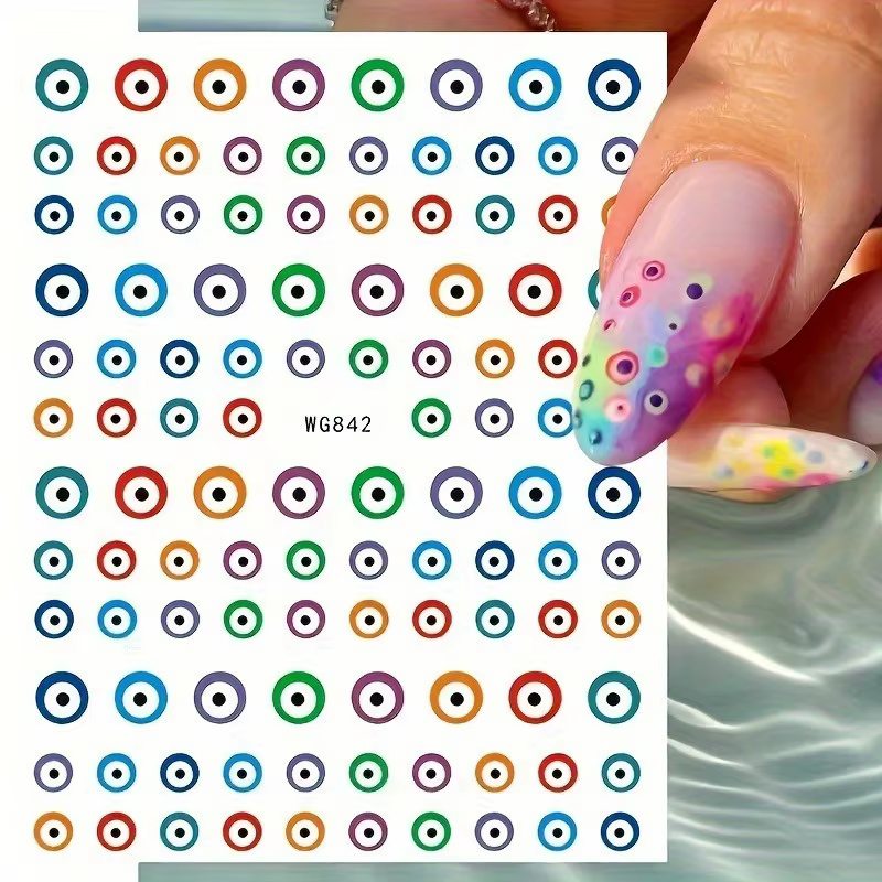 Autocollants pour ongles Evil Eye