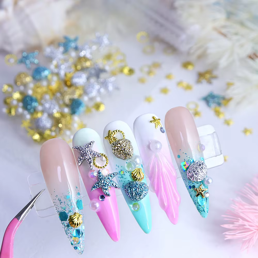 Accessoires pour ongles en forme d'étoile de mer