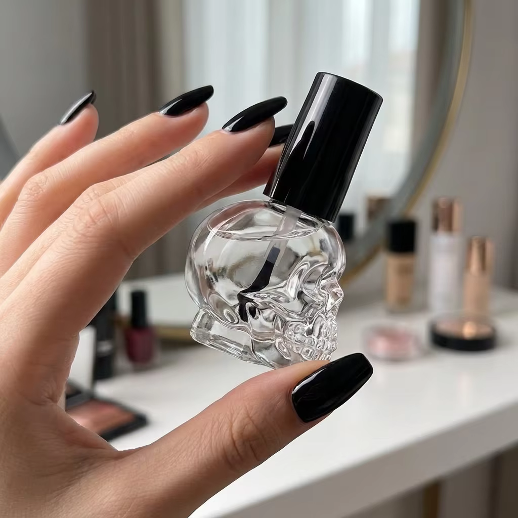 Flacons en verre vides de 10 ml pour gel à ongles avec pinceau