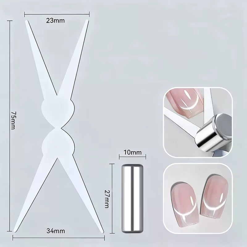 Grandes ongles en forme de Y à Double tête