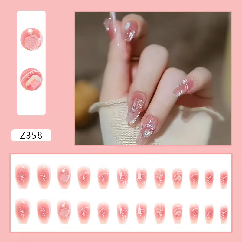 Pearl Instituts-Verhéritage à ongles rose brillant pour manucure
