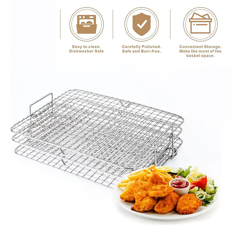 Friteuse à Air AD-Air T1 pour Ninja Foodi Grill XL, Déliaison Multi-Couches, Accessoires de Friteuse T1