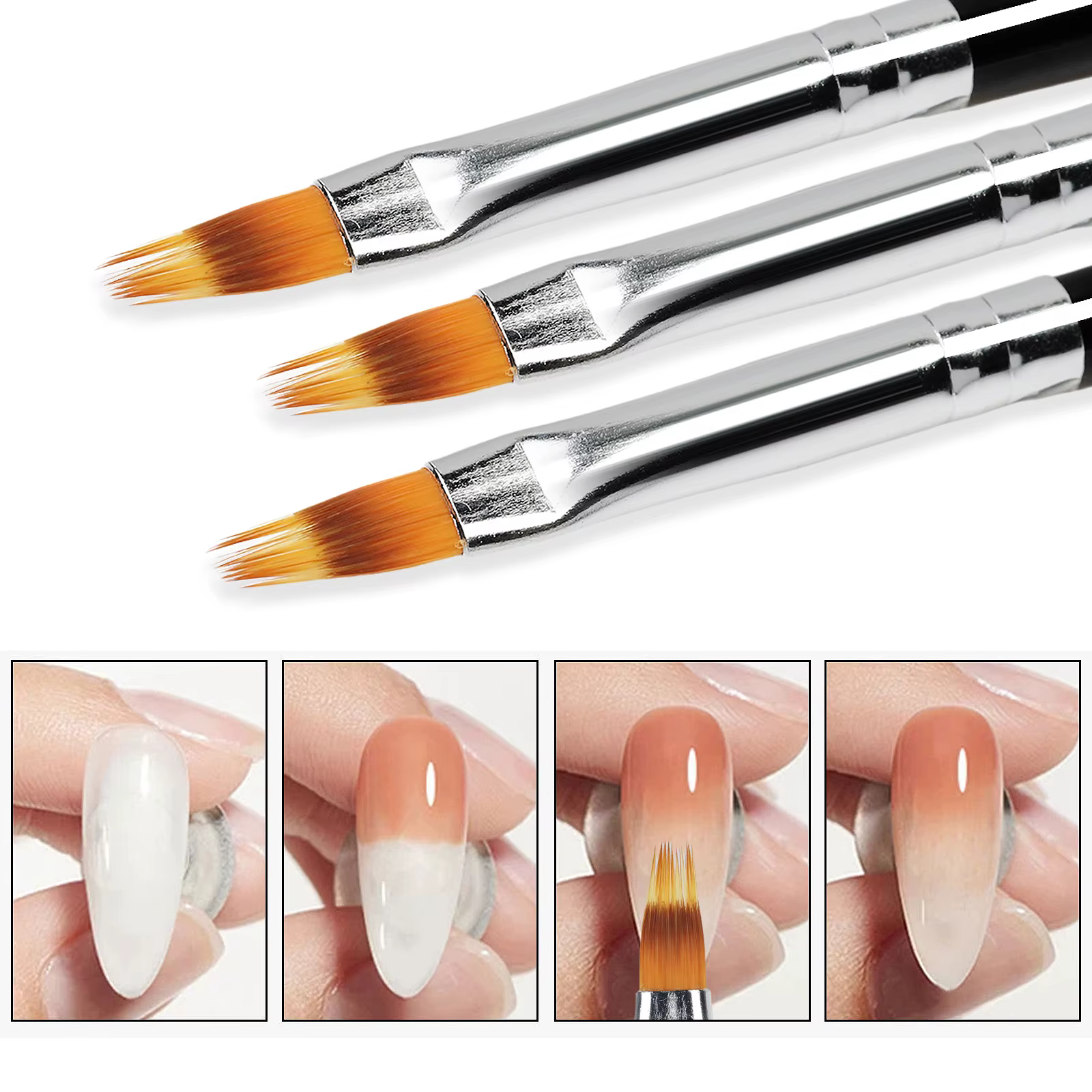 400 pièces outils d'art des ongles-pinceaux à ongles