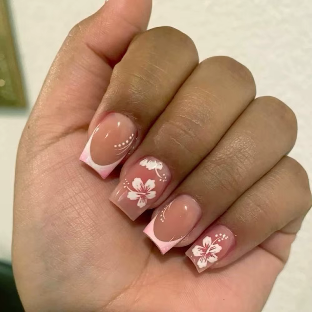 Faux ongles couleur chair