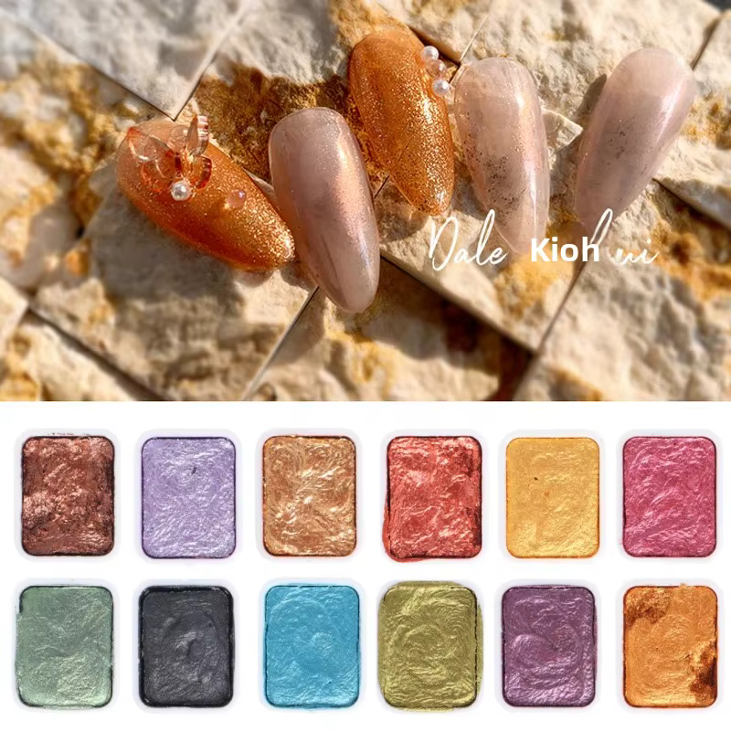Ensemble de paillettes de pigments pour Nail Art
