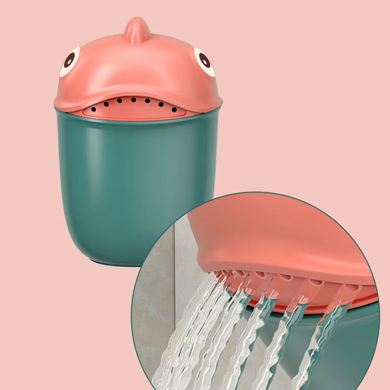 Bébé bain shampooing rinçage tasse bain douche pomme de lavage enfants bain bébé douche cuillères enfant lavage salle de bain accessoires