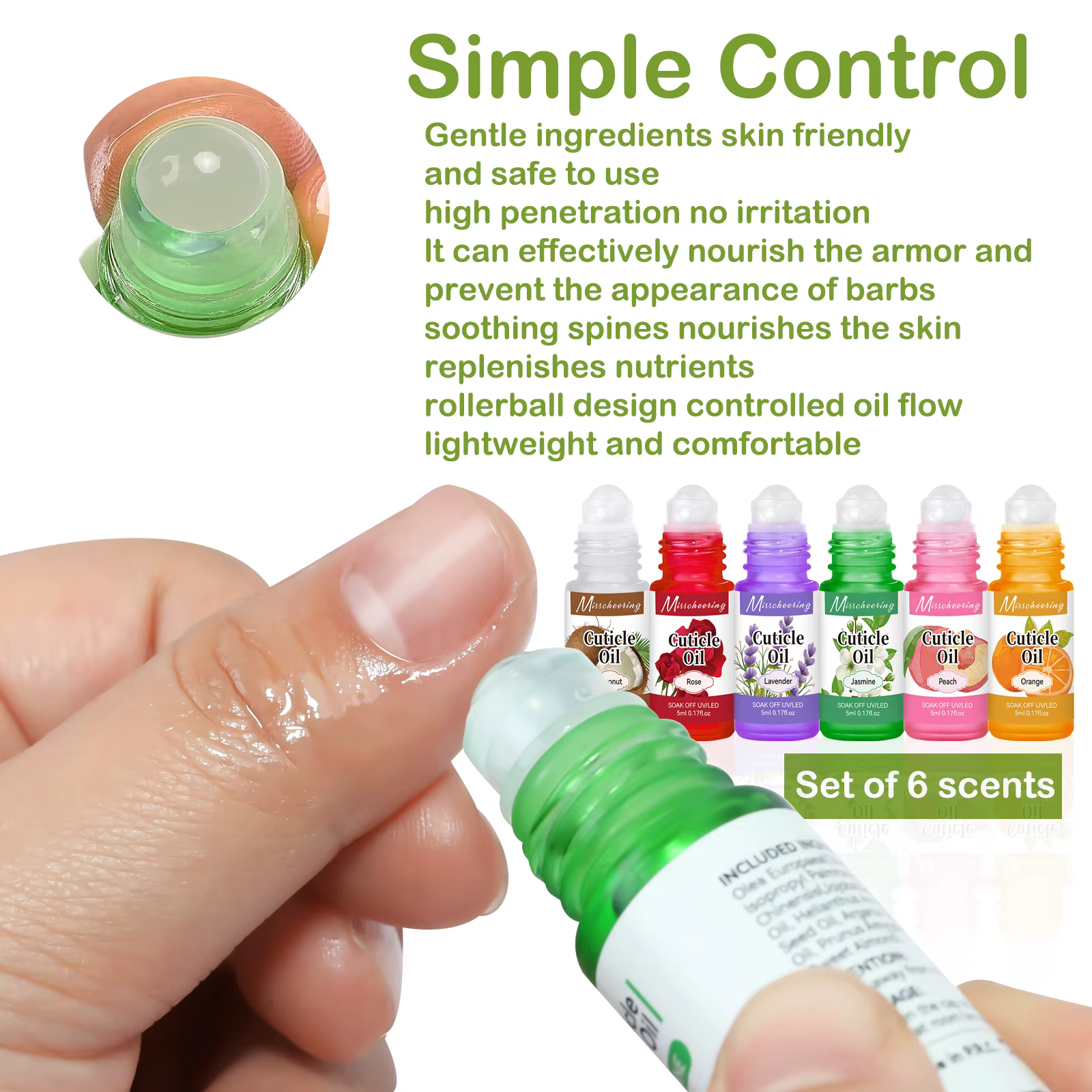 Huile nutritionnelle pour soins des ongles