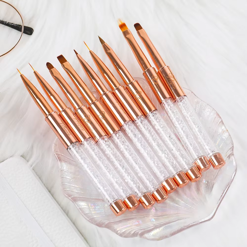 BQAN – brosse à ongles en or Rose
