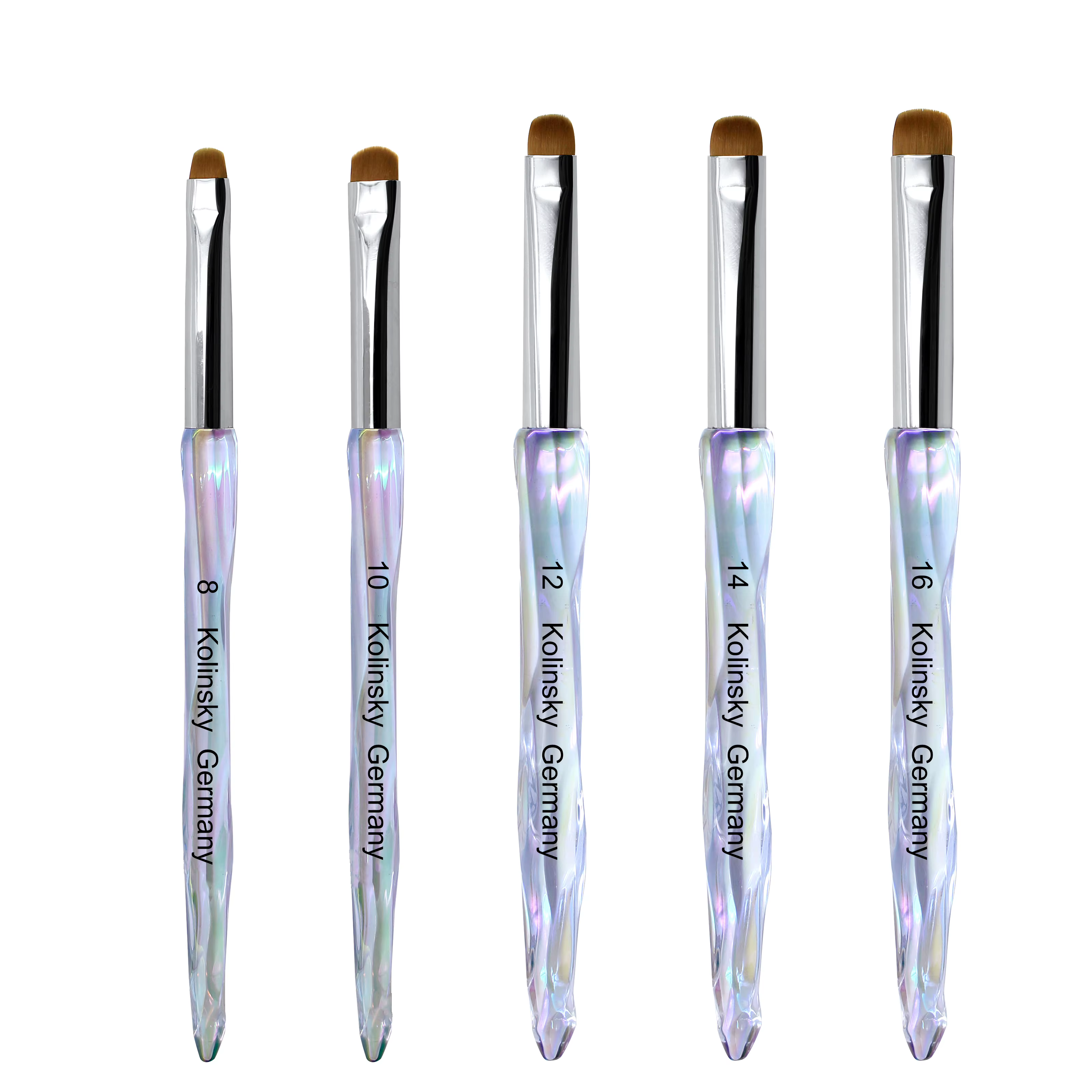 Brosse professionnelle pour nail art avec manche chic – Parfaite pour les manucure et le nettoyage français