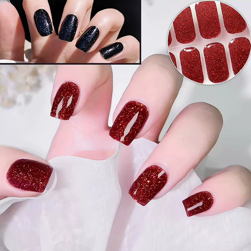 Autocollants pour Ongles Semi-Durci UV