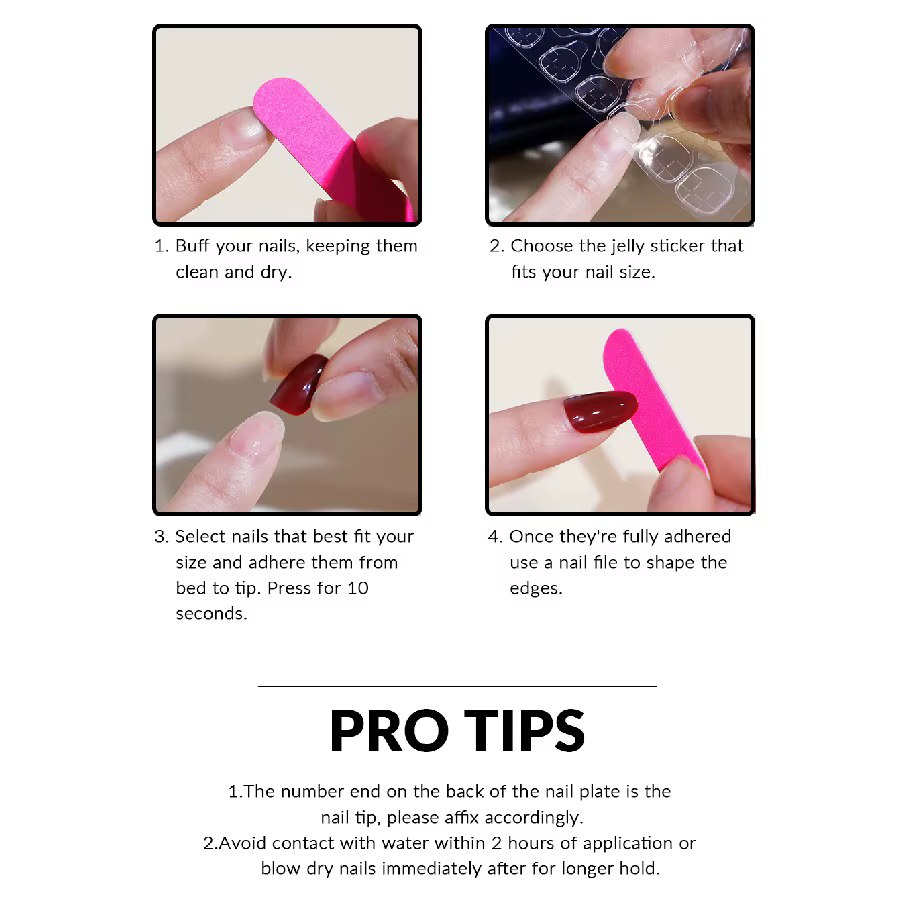 24 pièces une boîte Style européen et américain étendu portant tuyau d'eau français perceuse à ongles papillon perle