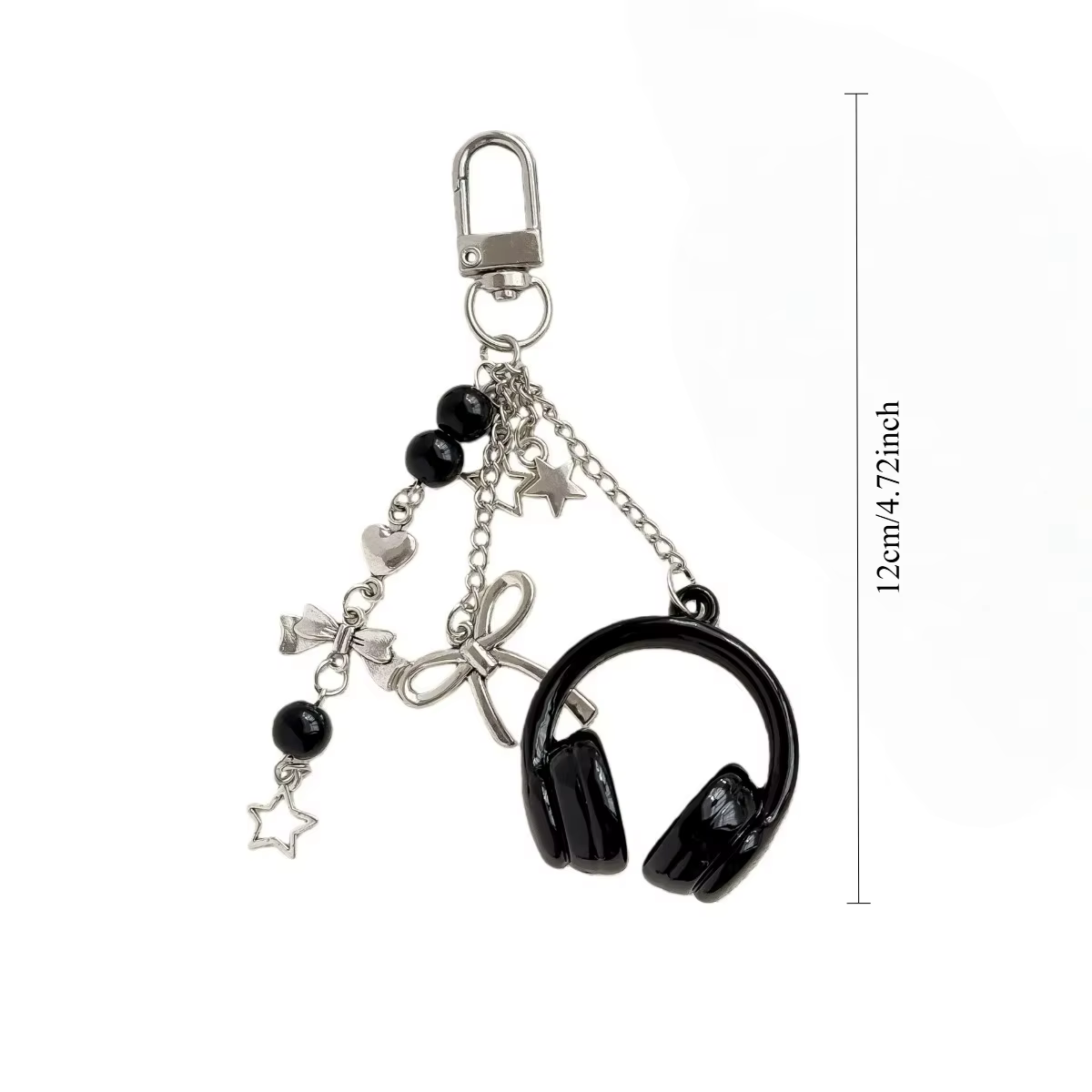 Breloques de sac pour écouteurs de musique haut de gamme, porte-clés unisexe, sangle de téléphone, cadeaux pour couple, accessoire pendentif pour sac à dos