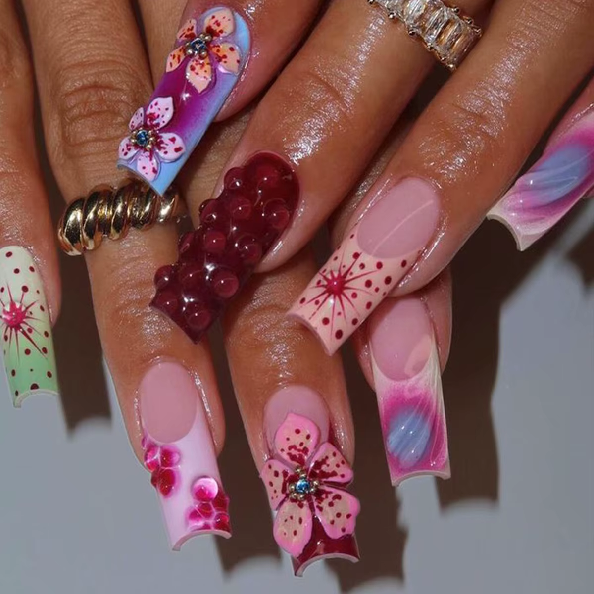 Faux ongles Spice Girls