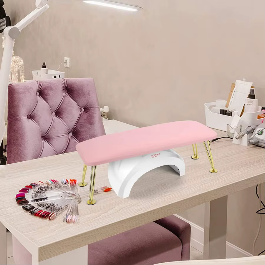 Le oreiller de manucure en Pu portable pliable
