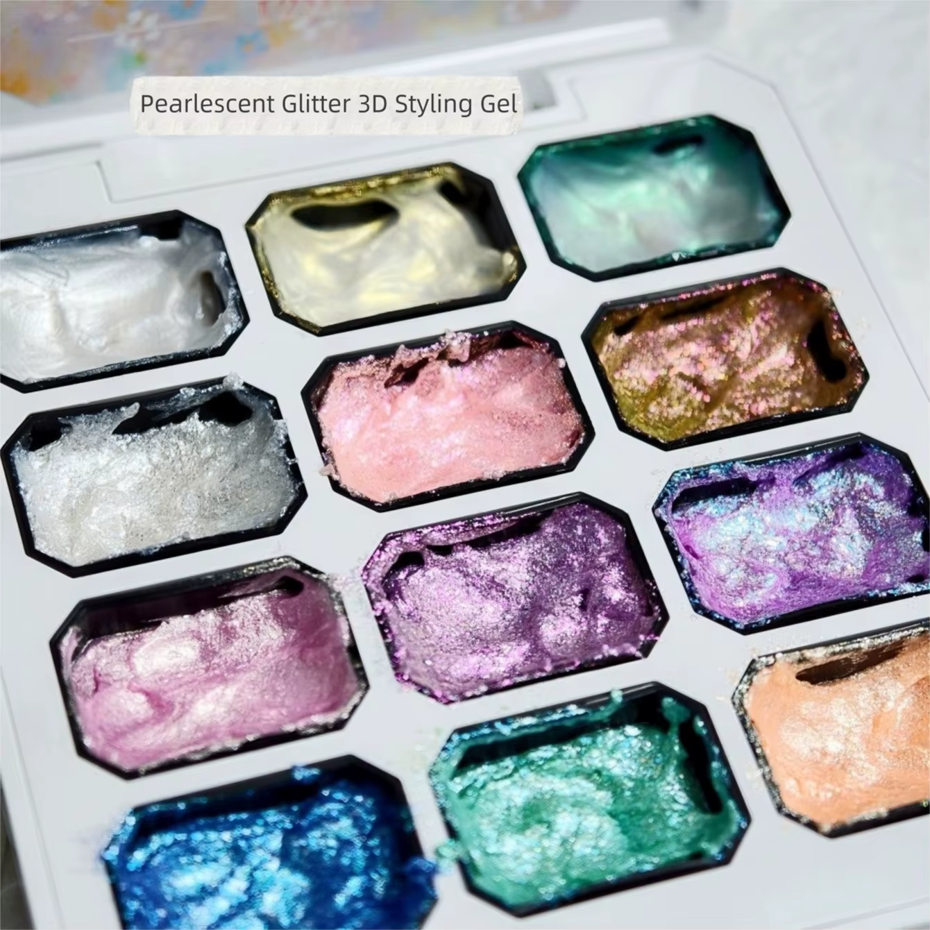 Nouveau Gel Polish Sans Rinçage 12 Couleurs 2026 pour Nail Art avec Finition Texturée Effet Opale – Fournitures pour Ongles