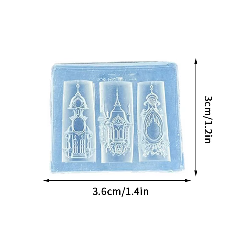 Moule de manucure 3d en Silicone