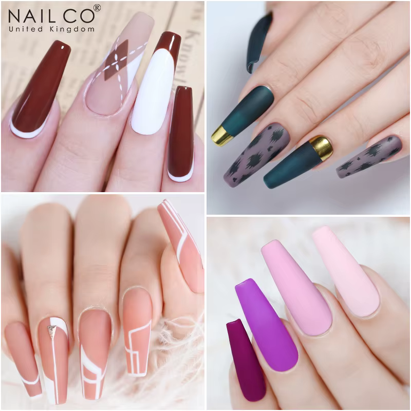 NAILCO Vernis à Ongles 119 Couleurs Gel UV Permanent 15ml