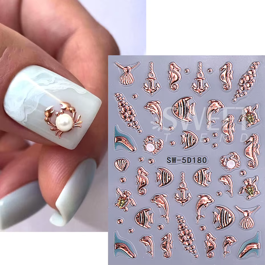 Autocollant pour ongles 5D