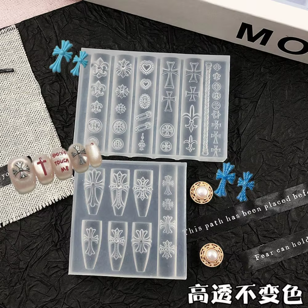 Moule à ongles 3D en silicone