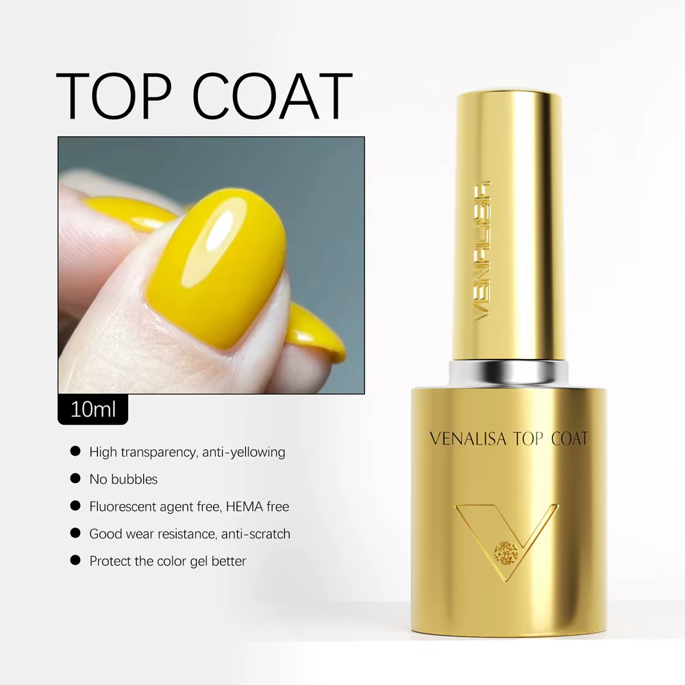 1/2/3 pièces Kit Venalisa 10ml vernis à ongles HEMA/TPO Base gratuite diamant Ultra brillant trempé longue tenue couche