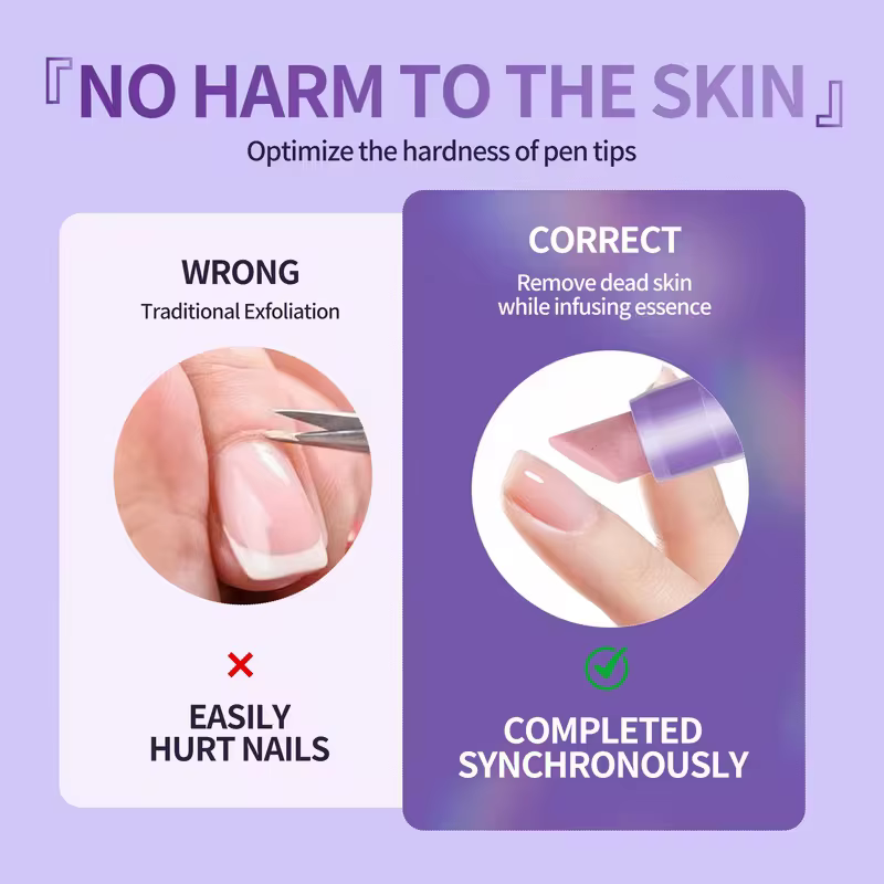 Stylo d'huile pour soins des ongles 3-en-1