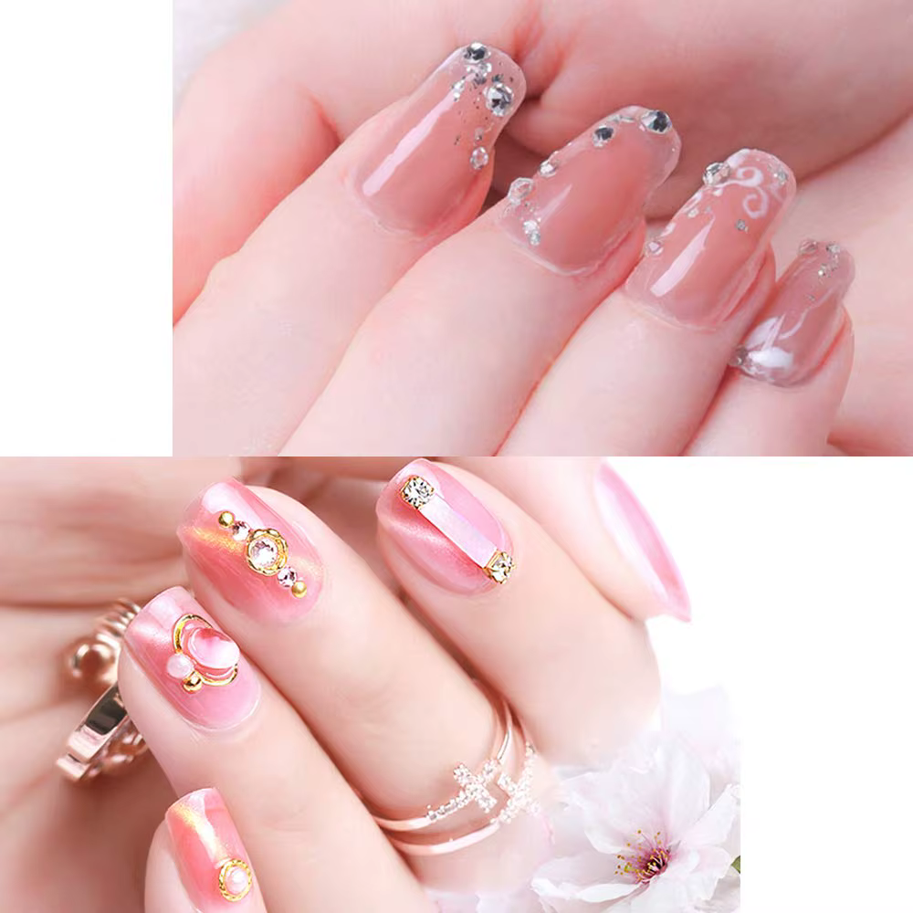 Kit de gel pour ongles avec 100 faux ongles et brosse
