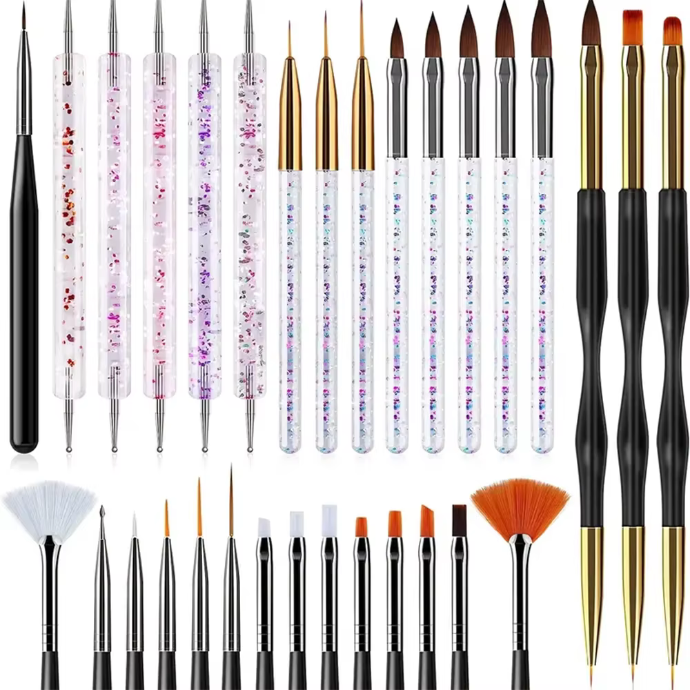 Kit de pinceaux pour nail art