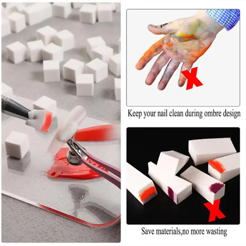 Éponges à ongles douces pour Nail Art ombré
