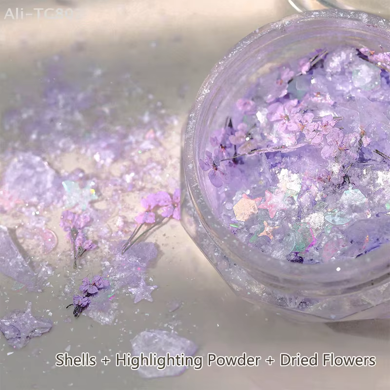 1 Boîte de Paillettes pour Nail Art
