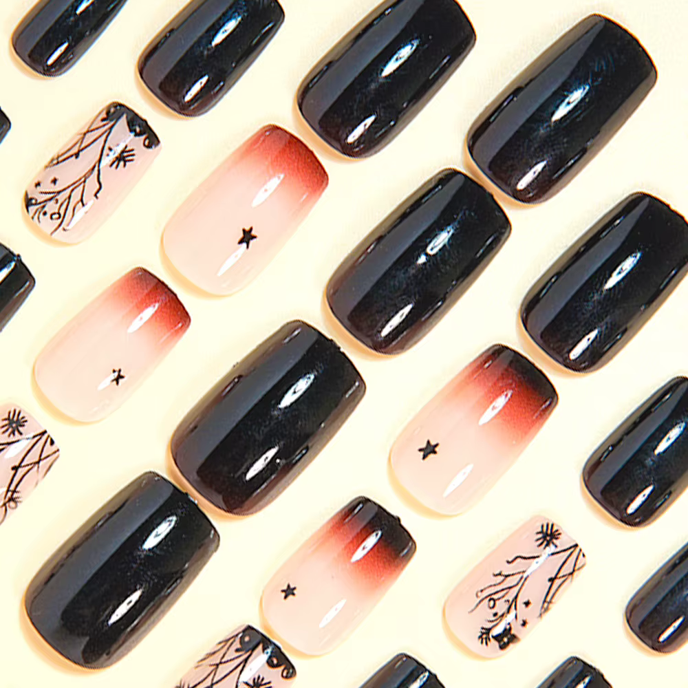 Faux ongles moyens pour femmes et filles