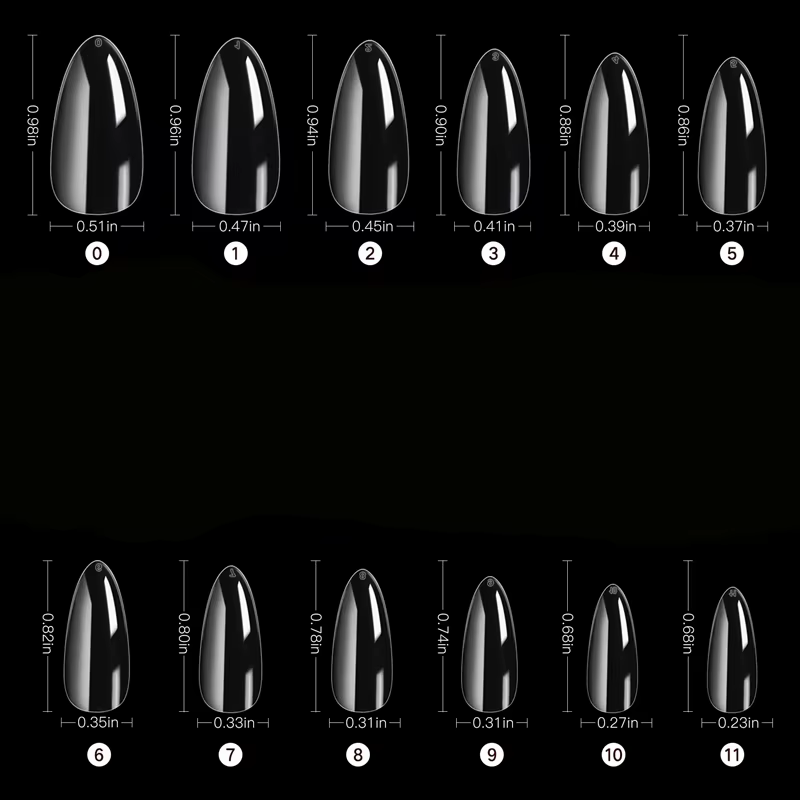 240 Faux ongles en amande