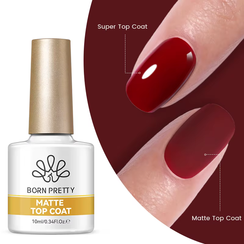 BORN PRETTY 10ml Gel Polish Multifonctionnel Base Gel Super Top Coat Soak Off UV LED Vernis à Ongles Semi-Permanent