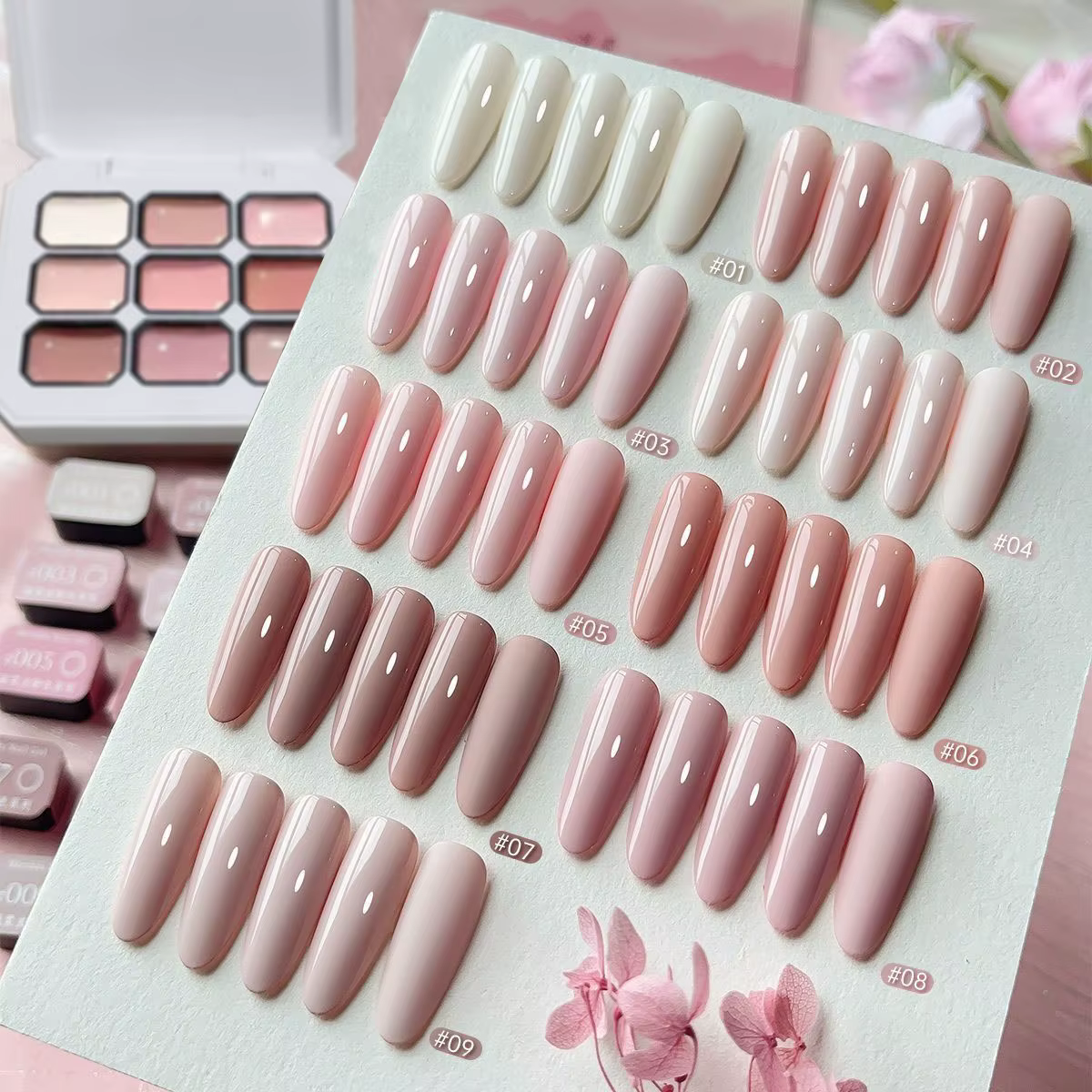 1 pièce, 9 couleurs