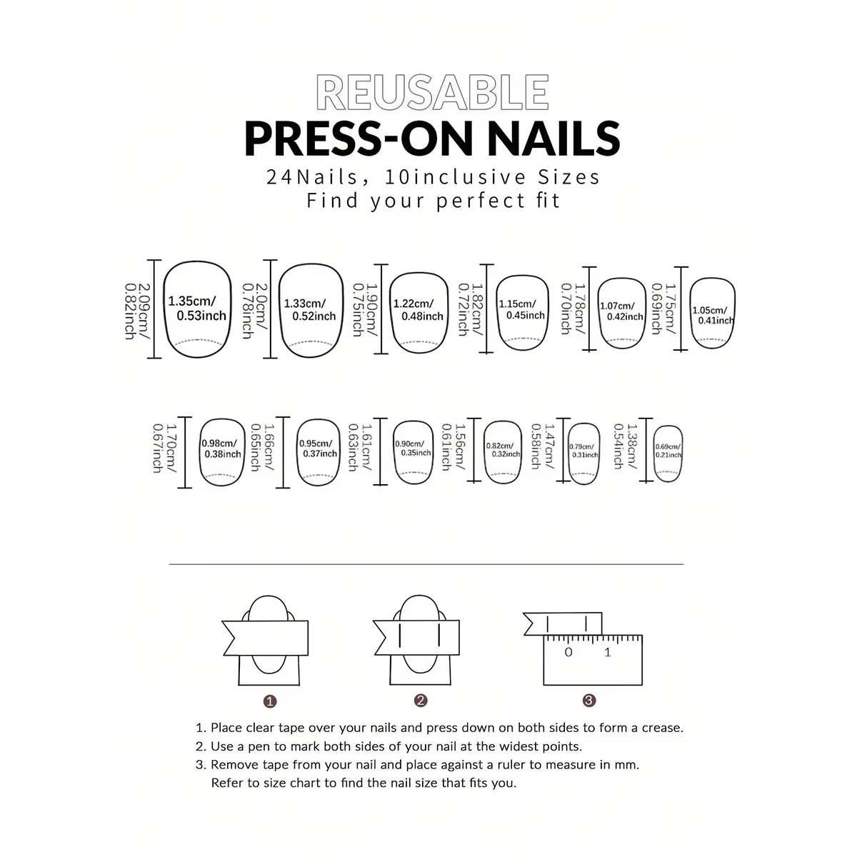 24 pièces faux ongles colorés doux Cool Dopamine presse sur Ins ongles court ovale tourbillon amour étoile à pois modèles faux ongles conseils