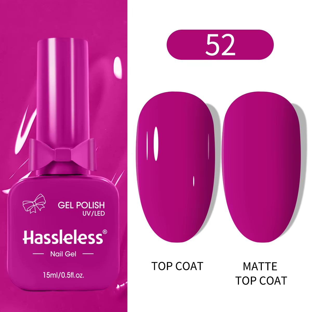 Vernis à ongles gel à usage unique de 15 ml