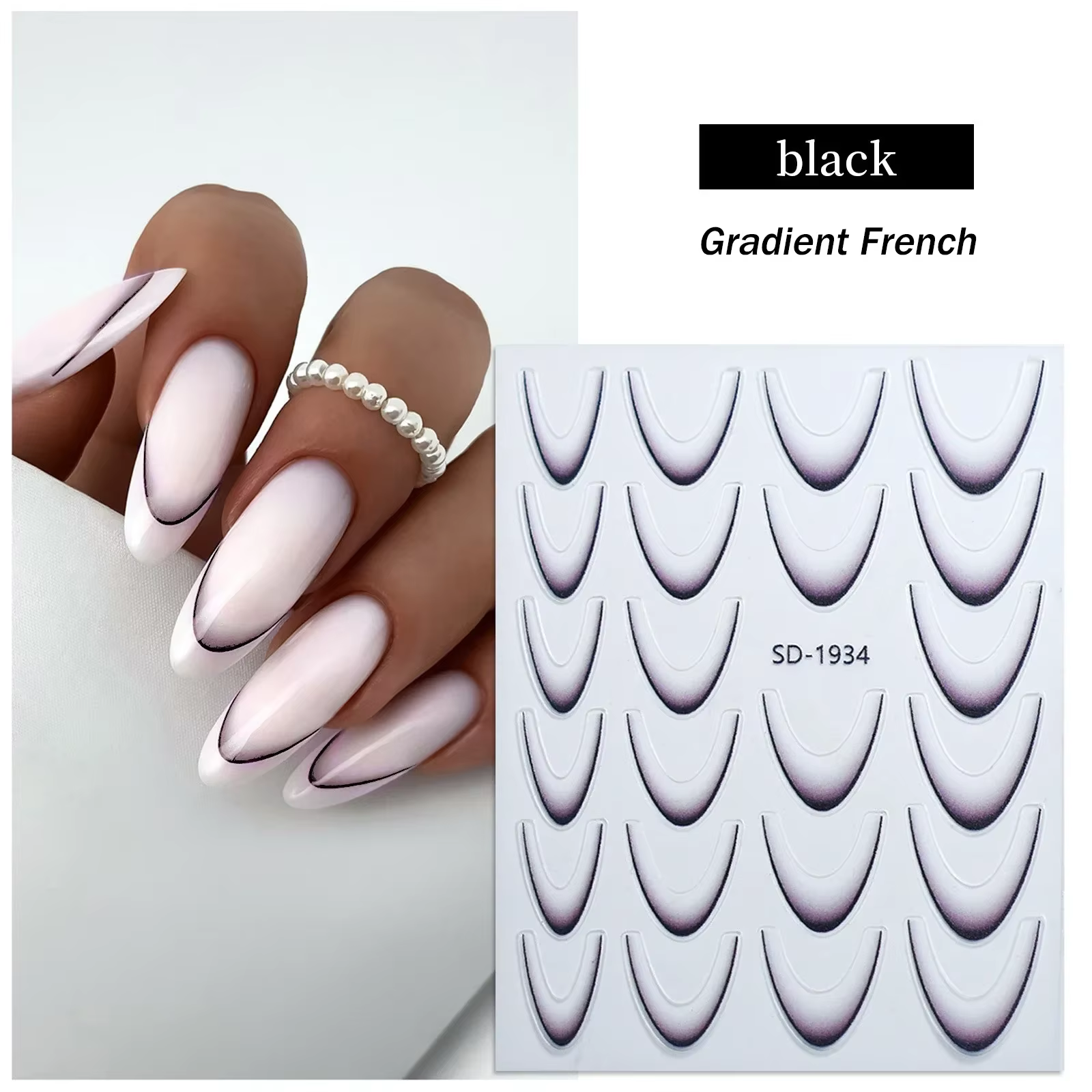 Autocollants de manucure pour Nail Art