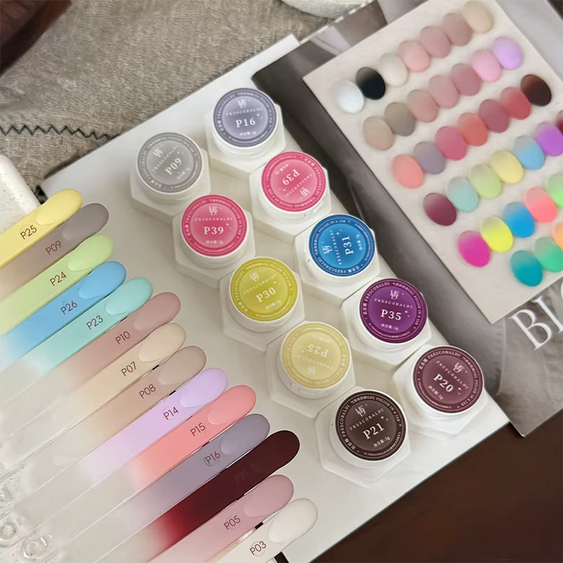 Gel de tapotement à coussin d'air pour ongles