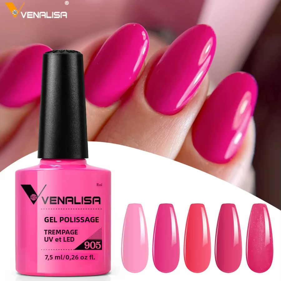 Venalisa 7.5ml mode brillant tremper UV Gel vernis à ongles cosmétiques Nail Art manucure