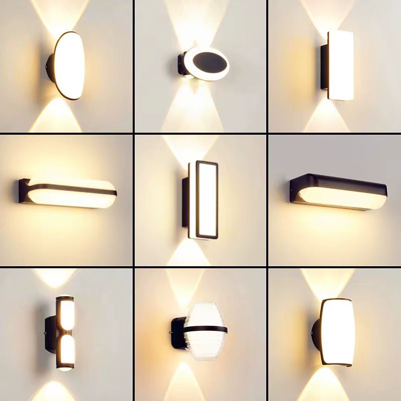 Applique murale LED extérieure pour porche, étanche IP65, luminaire décoratif d'intérieur, idéal pour un jardin, une cour ou une maison, AC110/220V
