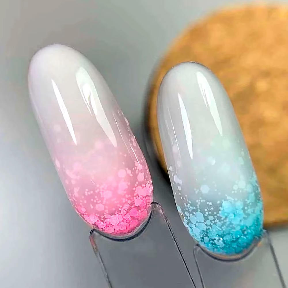 Verhéritage à ongles gel UV blanc laiteux