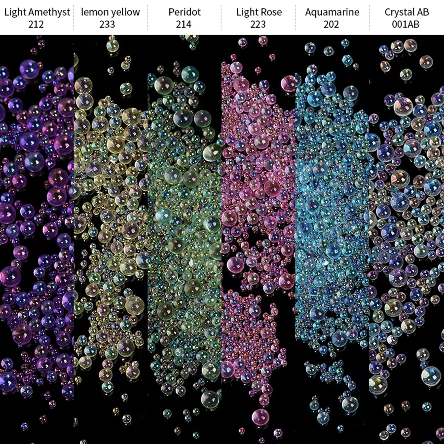 Strass à bulles pour Nail Art