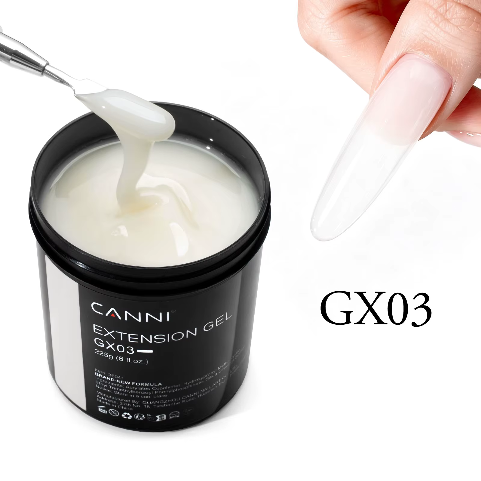 Gel acrylique français CANNI 225g pour extension
