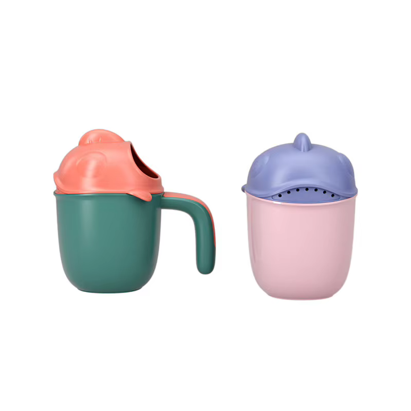 Bébé bain shampooing rinçage tasse bain douche pomme de lavage enfants bain bébé douche cuillères enfant lavage salle de bain accessoires