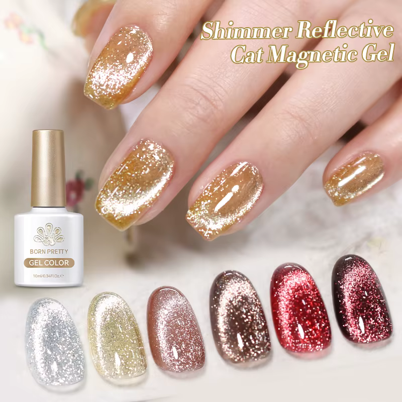 BORN PRETTY 117 couleurs chat Gel magnétique vernis à ongles 10ml couverture complète