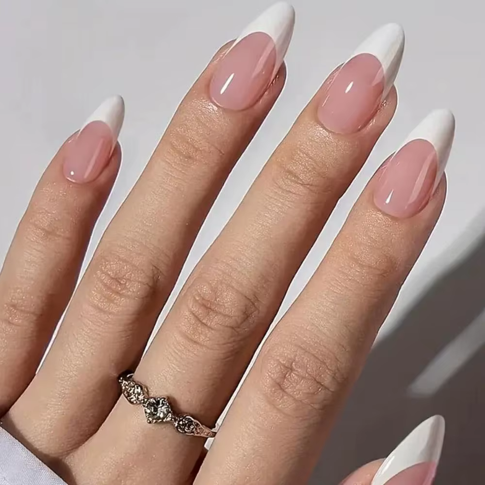 120 faux ongles amande moyenne