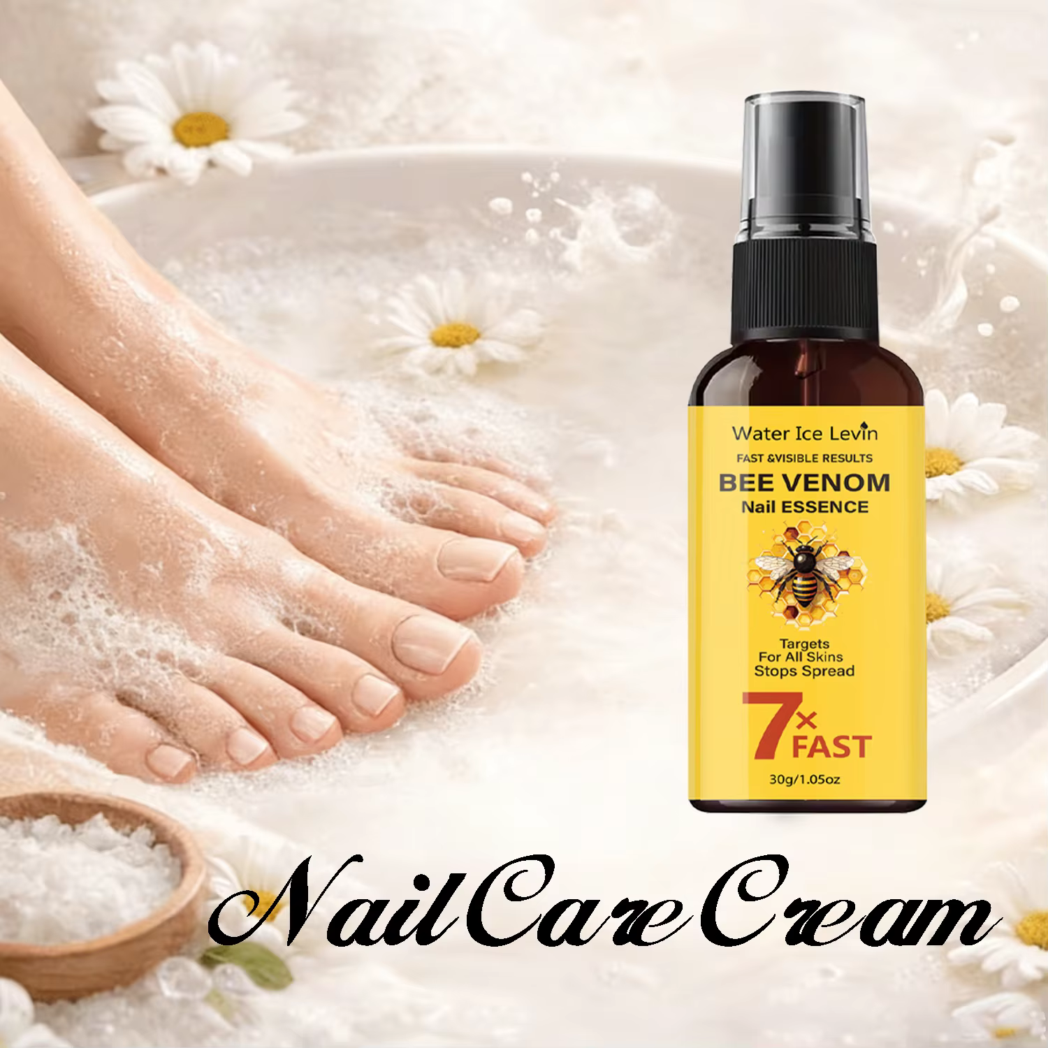 Essence pour ongles au venin d'abeille - Action rapide 7X