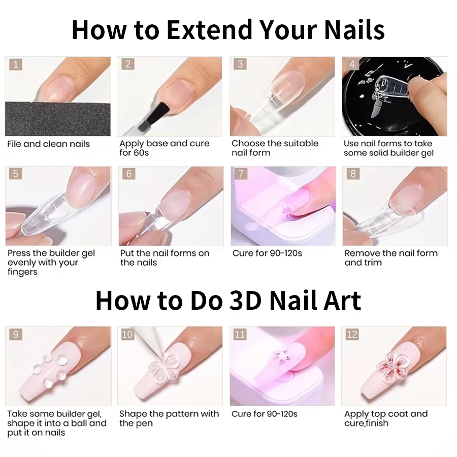 RS NAIL 5g antiadhésif main solide Extension vernis à ongles Gel gelée nu rose clair