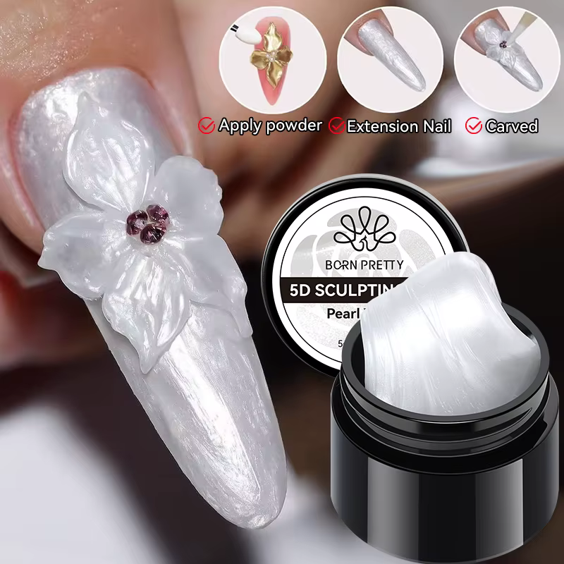 BORN PRETTY – vernis à ongles Gel sculptant 5D